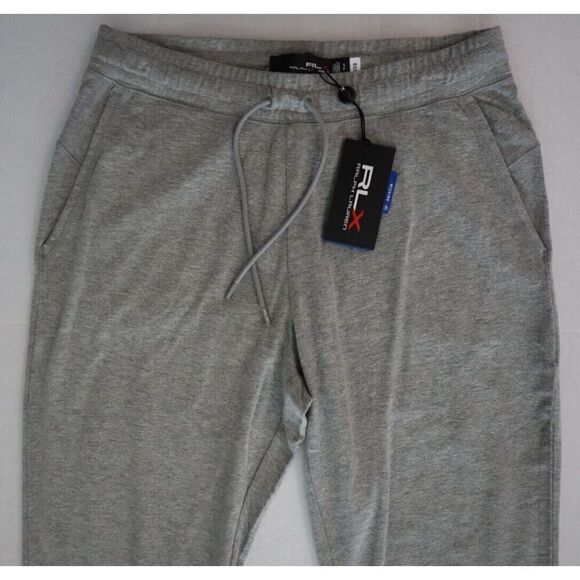 RLX Ralph Lauren Women's Sz S Gray Heather Cloud Fleece Knit Jogger Pants - Picture 7 of 10
